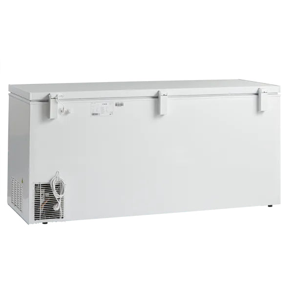 ScanDomestic CF560WE Kummefryser Fritstående 560 L Aluminium, Hvid