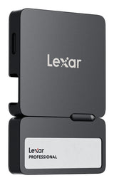 Lexar Professional Go Portable SSD with Hub 2 TB USB Type-C 3.2 Gen 2 (3.1 Gen 2) Sort