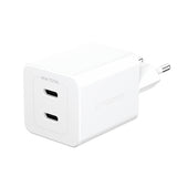 PanzerGlass empower by ® Turbo 45W Oplader inkl. 2 x USB-C | EU Stik | Silver White