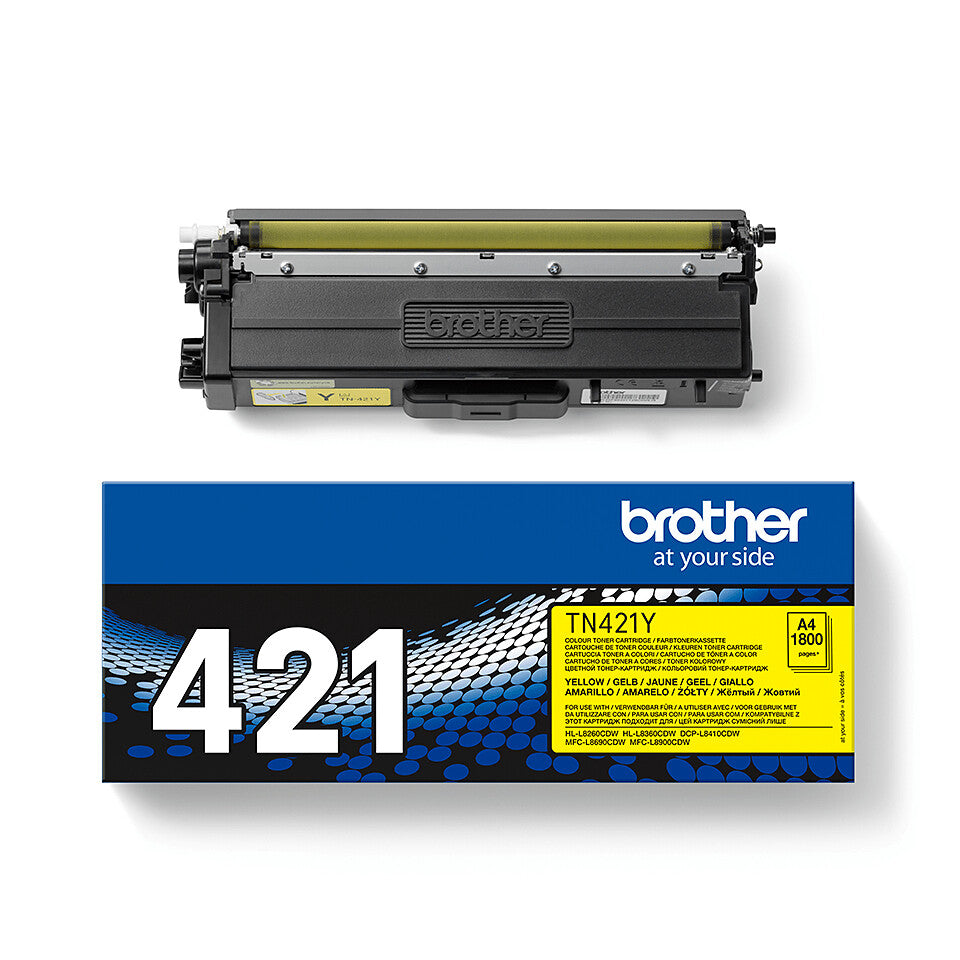Brother TN-421Y tonerpatron 1 stk Original Gul