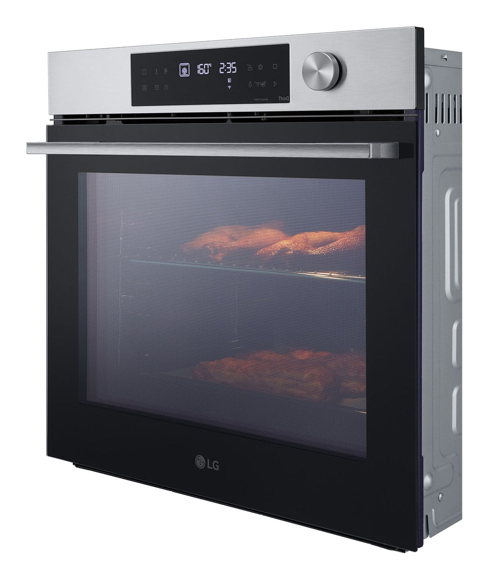 LG WSED7612S 76 L Sort, Rustfrit stål