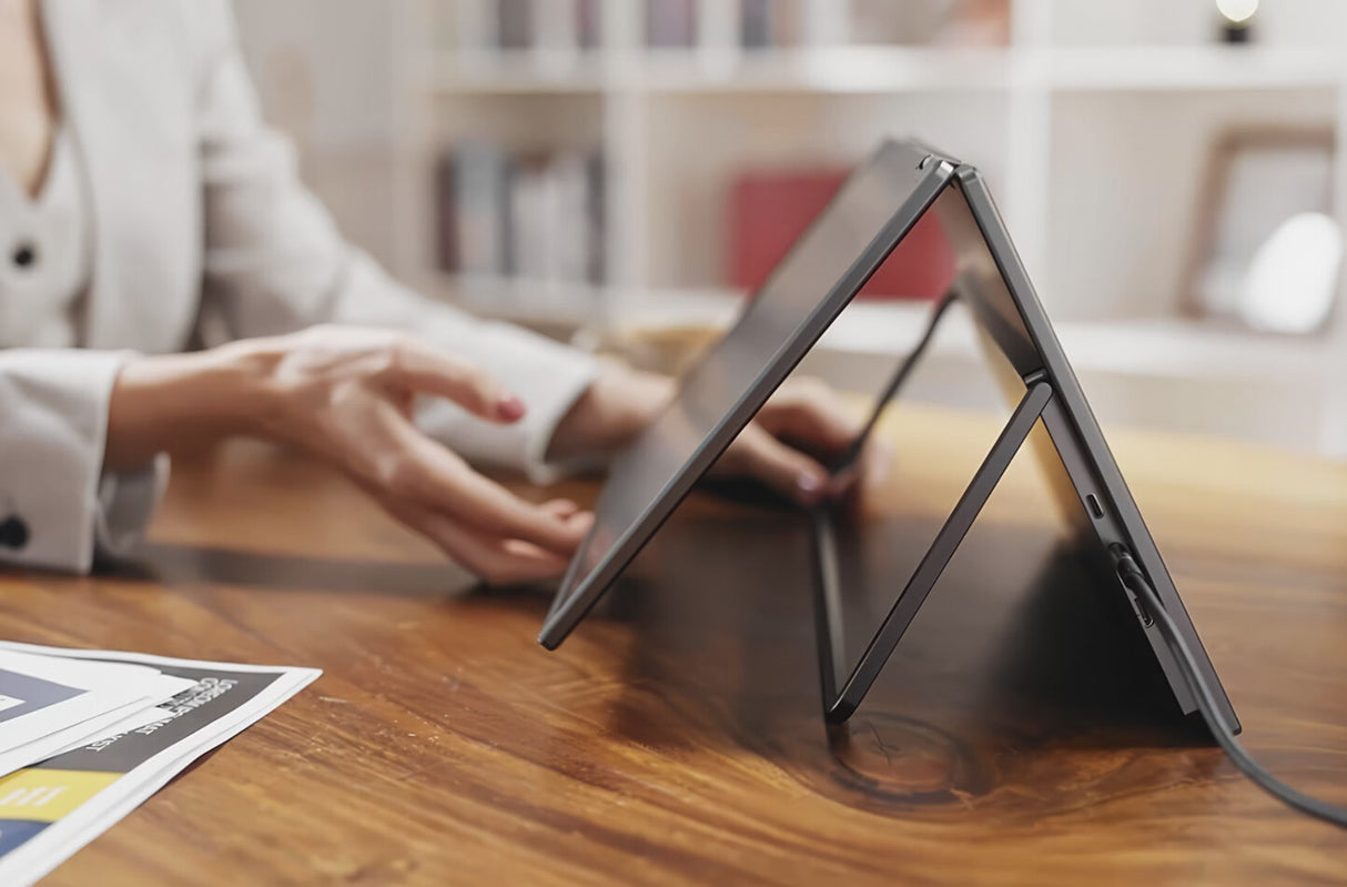 Acer PD163Qbmiuux computerskærm 39,6 cm (15.6") 1920 x 1080 pixel Double Full HD LED Grå