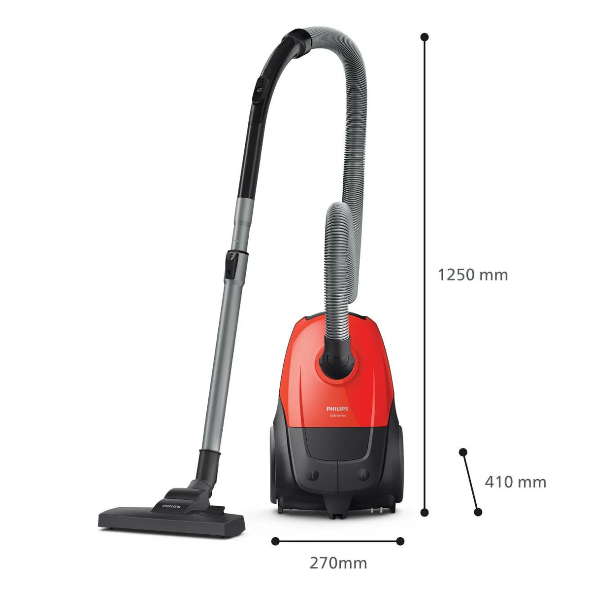 Philips 1000 series XD1111/10 vacuum 3 L Cylinder vacuum Dry 800 W Dust bag