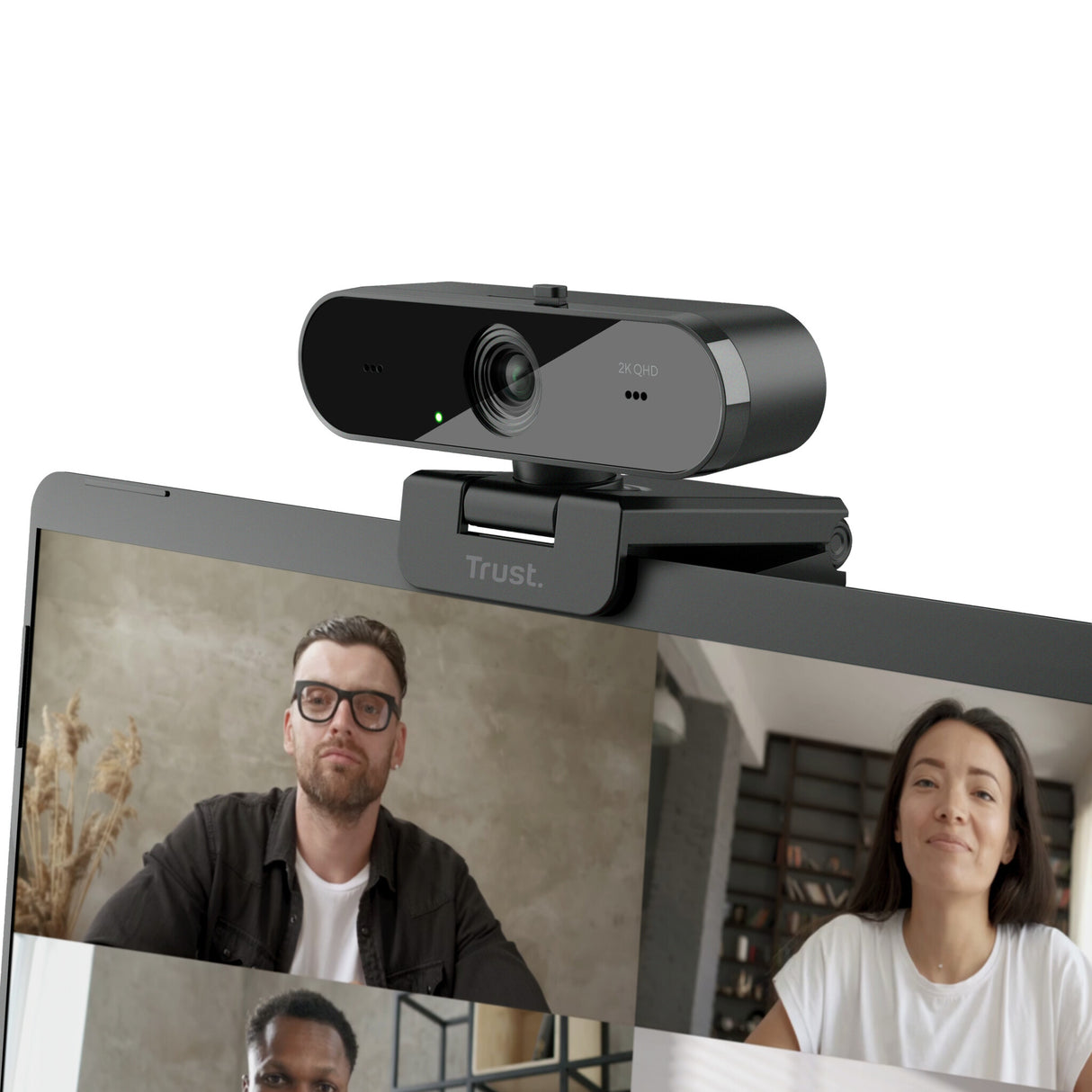 Trust Taxon webcam 2560 x 1440 pixel USB 2.0 Sort