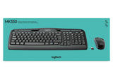 Logitech MK330 tastatur Mus inkluderet Kontor USB QWERTY US International Sort