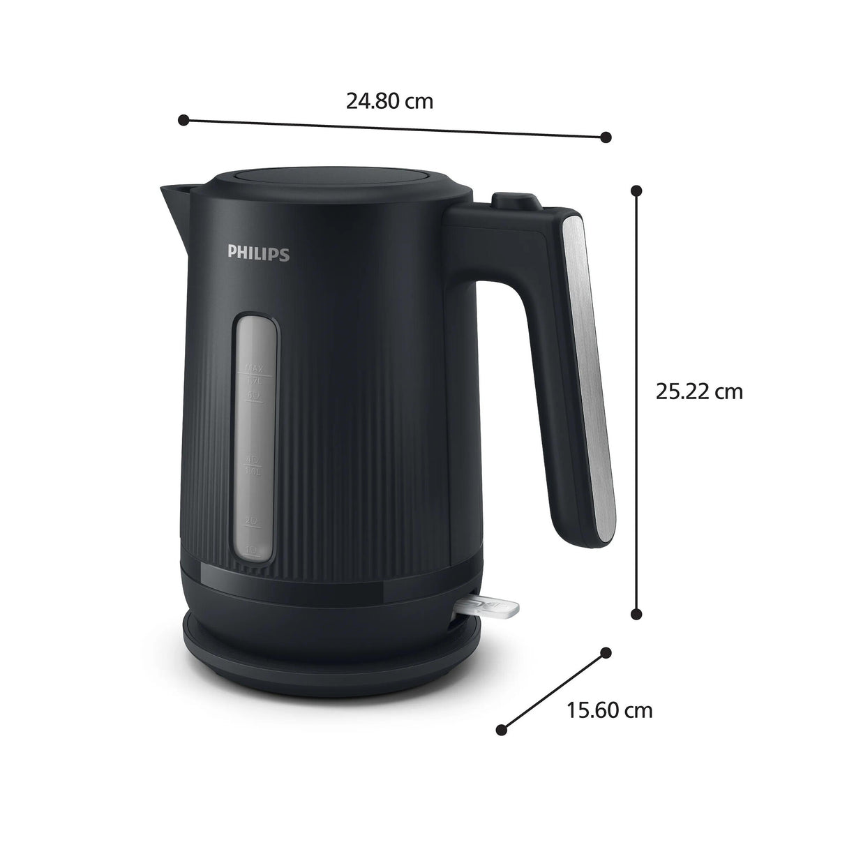 Philips 3000 series HD9411/90 elkedel 1,7 L 2200 W Sort