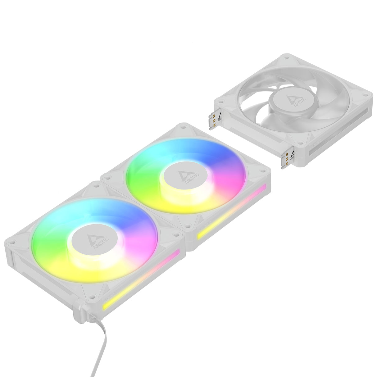 ARCTIC BioniX P12 A-RGB Computerkabinet Ventilator 12 cm Hvid 3 stk