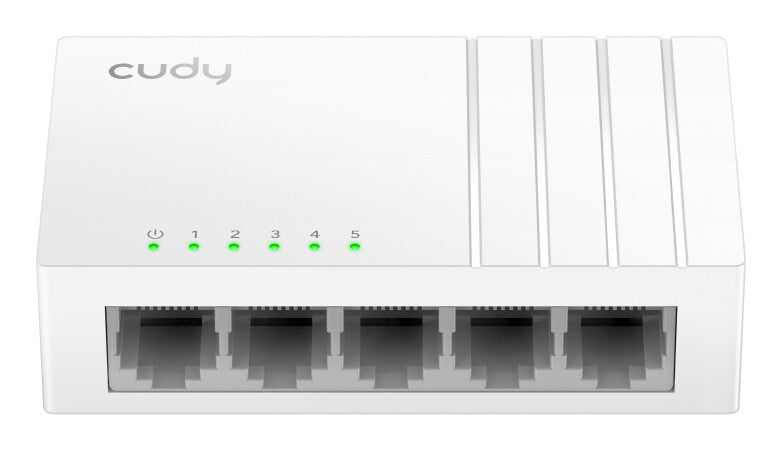 Cudy GS105U netværksswitch Ikke administreret Gigabit Ethernet (10/100/1000) Hvid