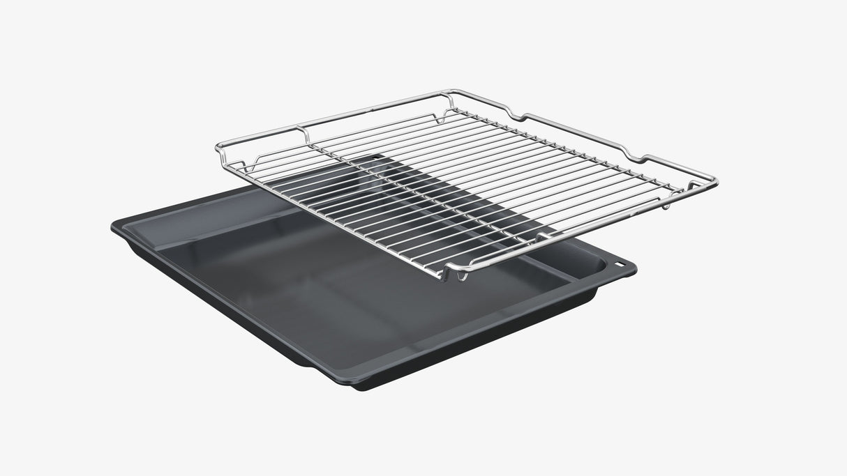 Bosch Serie 4 HBA534BS3 ovn 71 L 3400 W Sort, Rustfrit stål