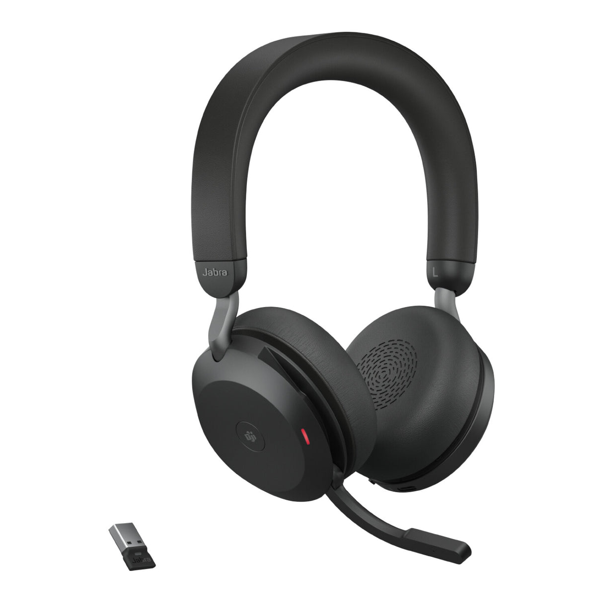 Jabra Evolve2 75 Headset Trådløs Kontor/Callcenter Bluetooth Sort