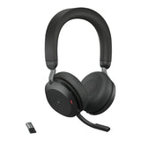 Jabra Evolve2 75 Headset Trådløs Kontor/Callcenter Bluetooth Sort
