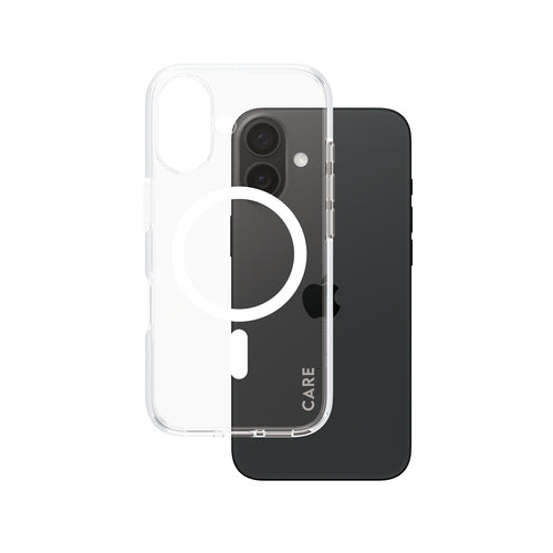PanzerGlass CARE by ® Flagship Case Transparent Urban Combat m. Hvid MagSafe iPhone 16