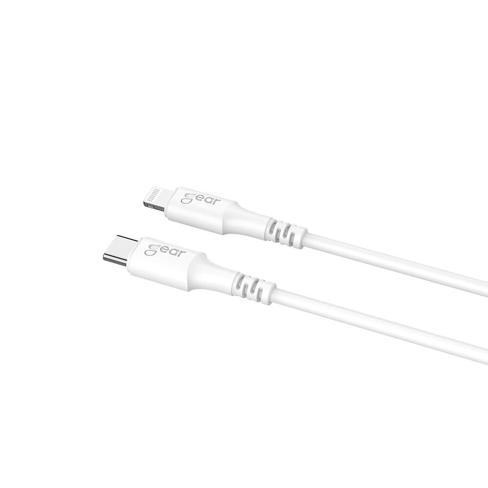 Gear Ladekabel USB-C - Lightning 0.5m Hvid MFI C94