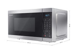 Sharp YC-MG02E-S mikrobølgeovn Sort, Stål Kombination mikroovn Bordplade 20 L 800 W