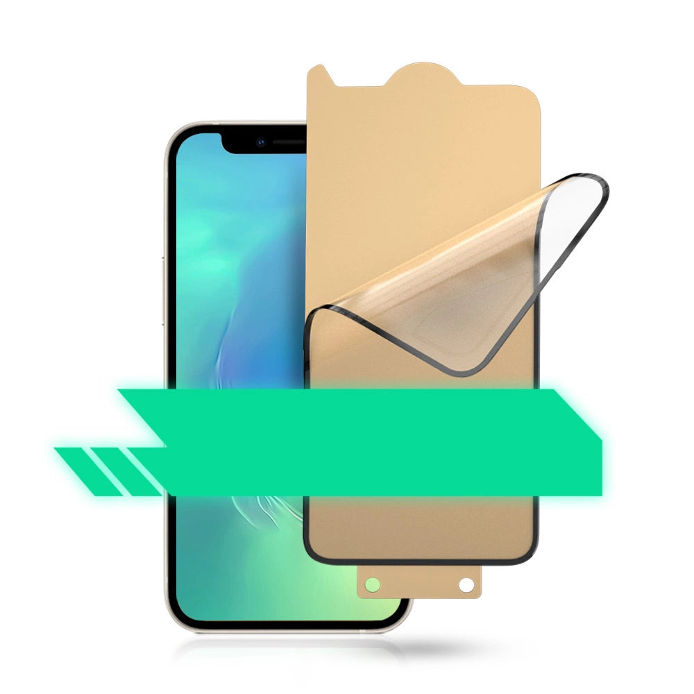 Bestsuit 6in1 sæt til iPhone 11 Pro Max-kasse / flexi tempereret glas / folie på bagsiden / kameraglas / klud / applikator (D30 Buffer)