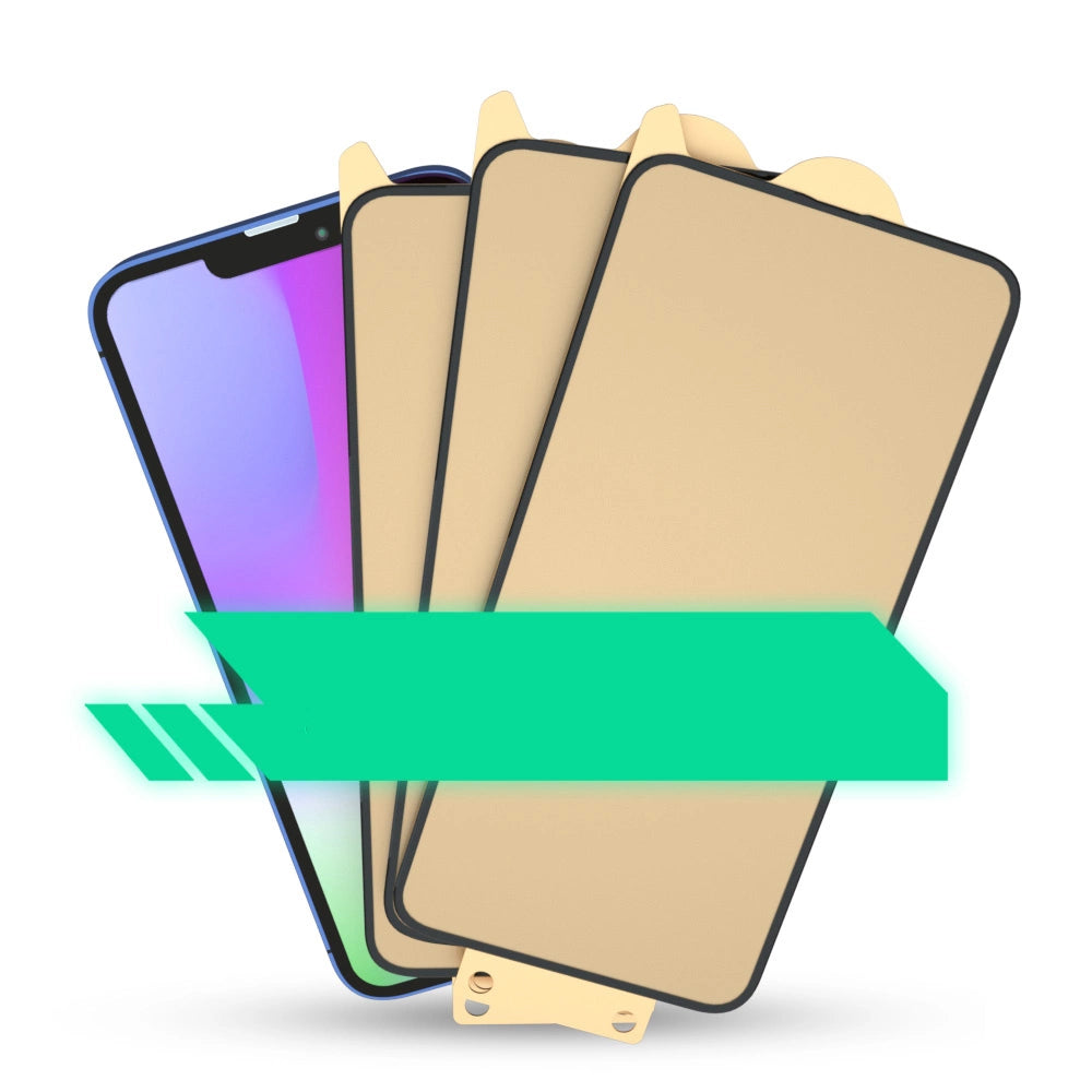 Bestsuit 6in1 sæt til iPhone 11 Pro Max-kasse / flexi tempereret glas / folie på bagsiden / kameraglas / klud / applikator (D30 Buffer)