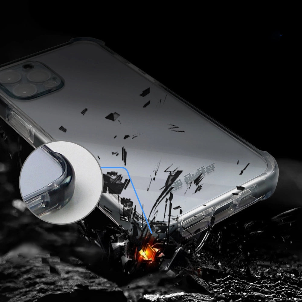 Bestsuit 6in1 sæt til iPhone 11 Pro Max-kasse / flexi tempereret glas / folie på bagsiden / kameraglas / klud / applikator (D30 Buffer)