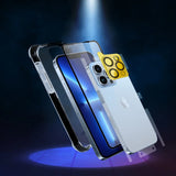 Bestsuit 6in1 sæt til iPhone 11 Pro Max-kasse / flexi tempereret glas / folie på bagsiden / kameraglas / klud / applikator (D30 Buffer)