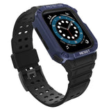 Beskyttelsesrem til Apple Watch 38/40/41 mm pansret bagrem - sort, blå