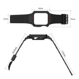 Beskyttelse Strap Band til Apple Watch 38/40/41mm Armored Case Strap - sort, guld