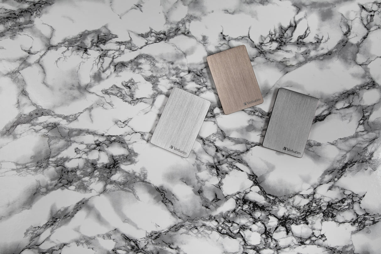 Verbatim Store 'n' Go ALU Slim ekstern harddisk 2 TB 2.5" USB Type-C 3.2 Gen 1 (3.1 Gen 1) Sølv