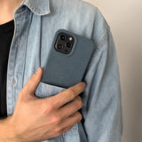 Eco Case Case til iPhone 12 Pro Max Silicone Cover Telefon Shell Mint