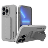 Wozinsky Kickstand Case silikonhylster med stativ til iPhone 13 mini grå