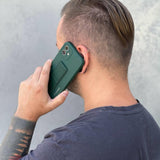 Wozinsky Kickstand Case iPhone 13 mini silikonhylster med lysblå stativ