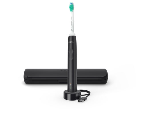 Philips 3100 series HX3673/14 Sonisk eltandbørste + rejseetui - Sort