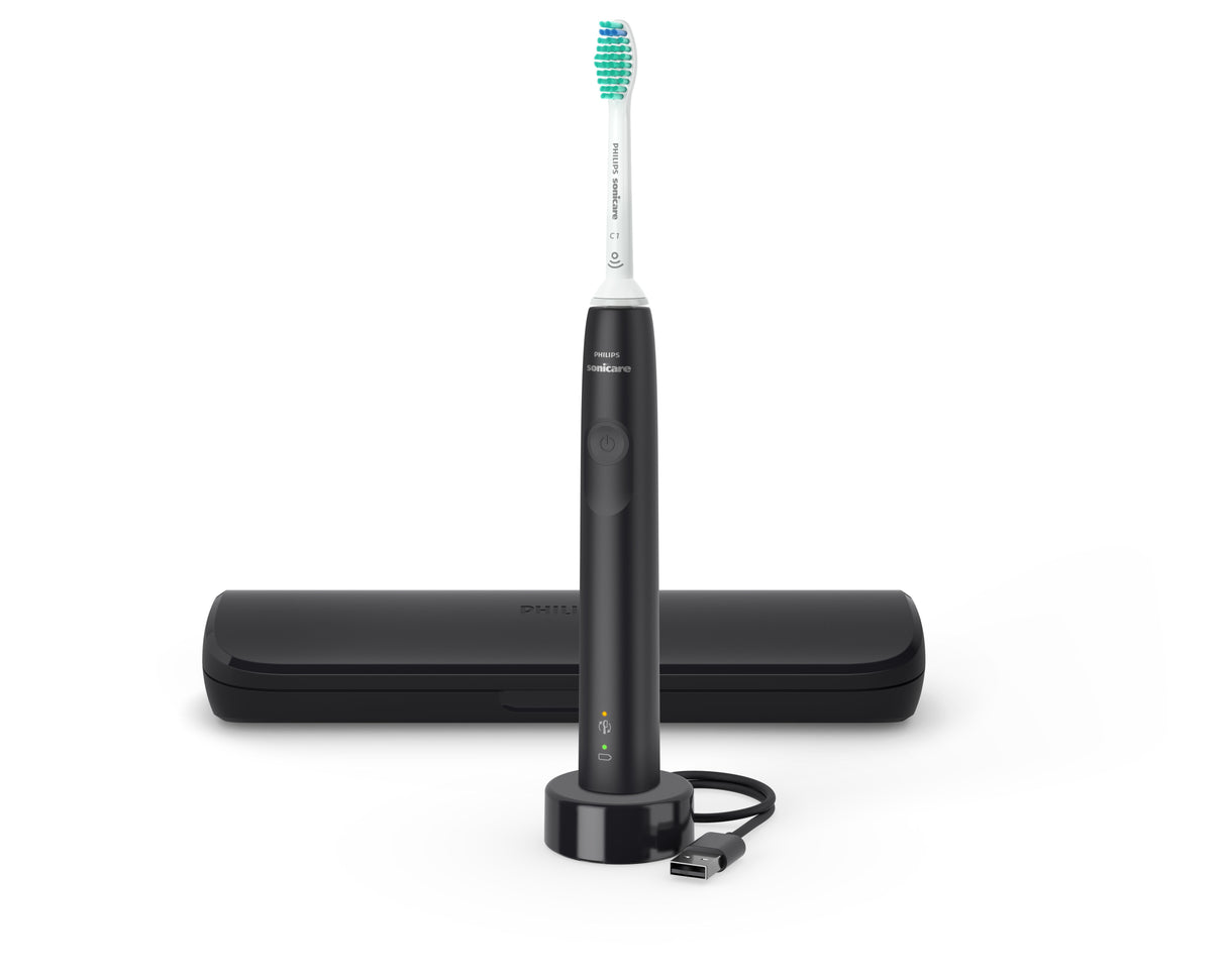 Philips 3100 series HX3673/14 Sonisk eltandbørste + rejseetui - Sort