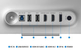 Samsung G80SD computerskærm 81,3 cm (32") 3840 x 2160 pixel 4K Ultra HD OLED Sølv