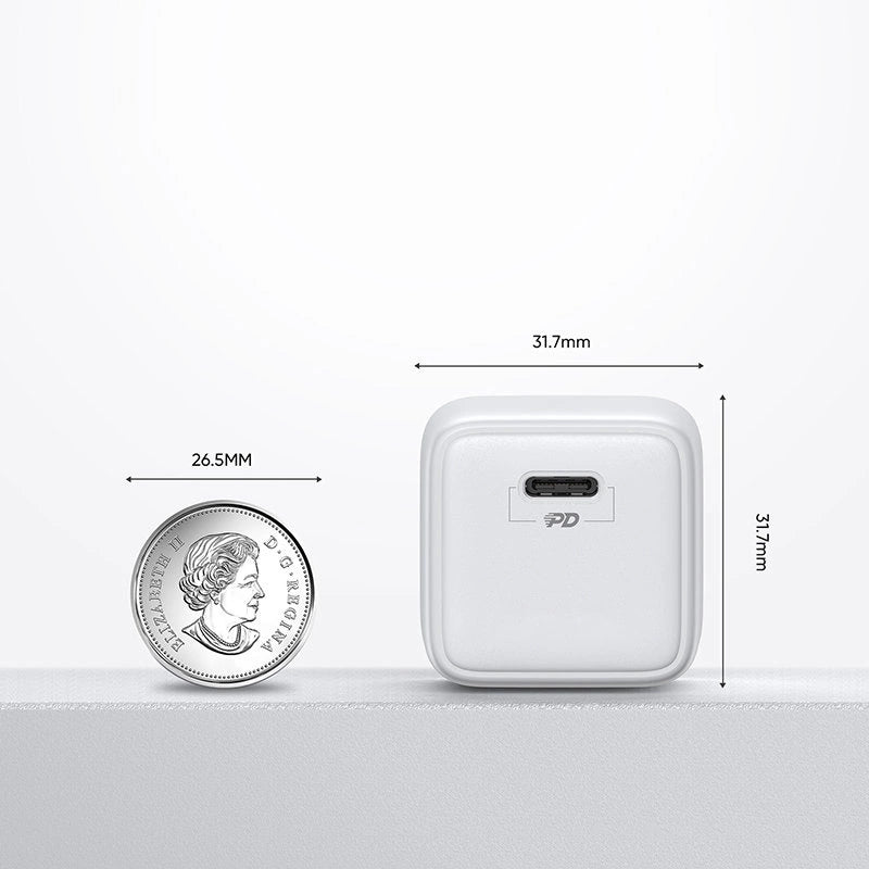 Joyroom hurtig vægoplader USB Type C 25W 3A EU plug hvid (L-P251)