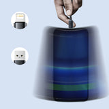 Baseus Crystal Shine Series cable USB cable for fast charging and data transfer USB Type A - Lightning 2.4A 1.2m black (CAJY000001)