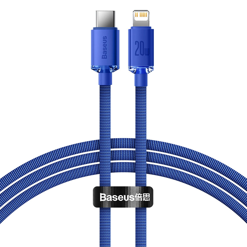 Baseus CAJY000203 Lightning - USB-C PD kabel 20W 480Mb/s 1.2m - blå
