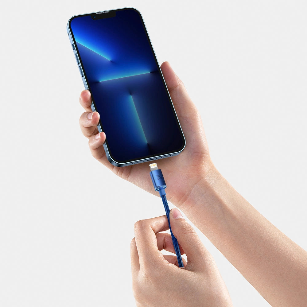 Baseus CAJY000203 Lightning - USB-C PD kabel 20W 480Mb/s 1.2m - blå