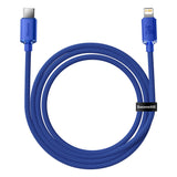 Baseus CAJY000203 Lightning - USB-C PD kabel 20W 480Mb/s 1.2m - blå
