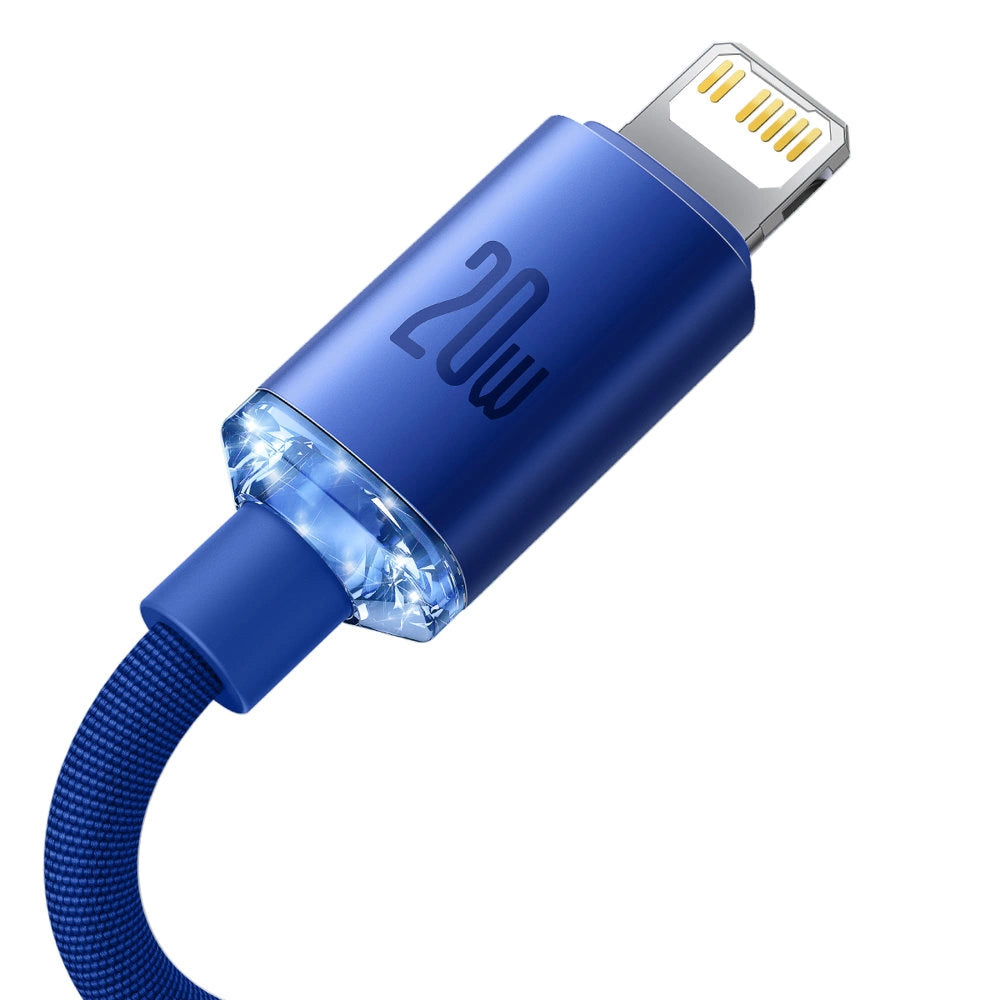 Baseus CAJY000203 Lightning - USB-C PD kabel 20W 480Mb/s 1.2m - blå
