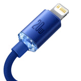 Baseus CAJY000203 Lightning - USB-C PD kabel 20W 480Mb/s 1.2m - blå