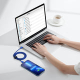 Baseus CAJY000203 Lightning - USB-C PD kabel 20W 480Mb/s 1.2m - blå