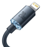 Baseus CAJY000301 Lightning - USB-C PD QC cable 20W 480Mb/s 2m - black