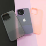 Kingxbar Plain Series case cover til iPhone 13 Pro silikone case lilla