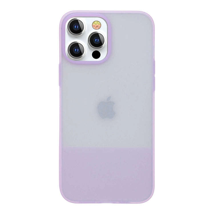 Kingxbar Plain Series Case Cover til iPhone 13 Pro Max silikone cover lilla