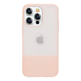 Kingxbar Plain Series Case Cover til iPhone 13 Pro silikone cover lyserød