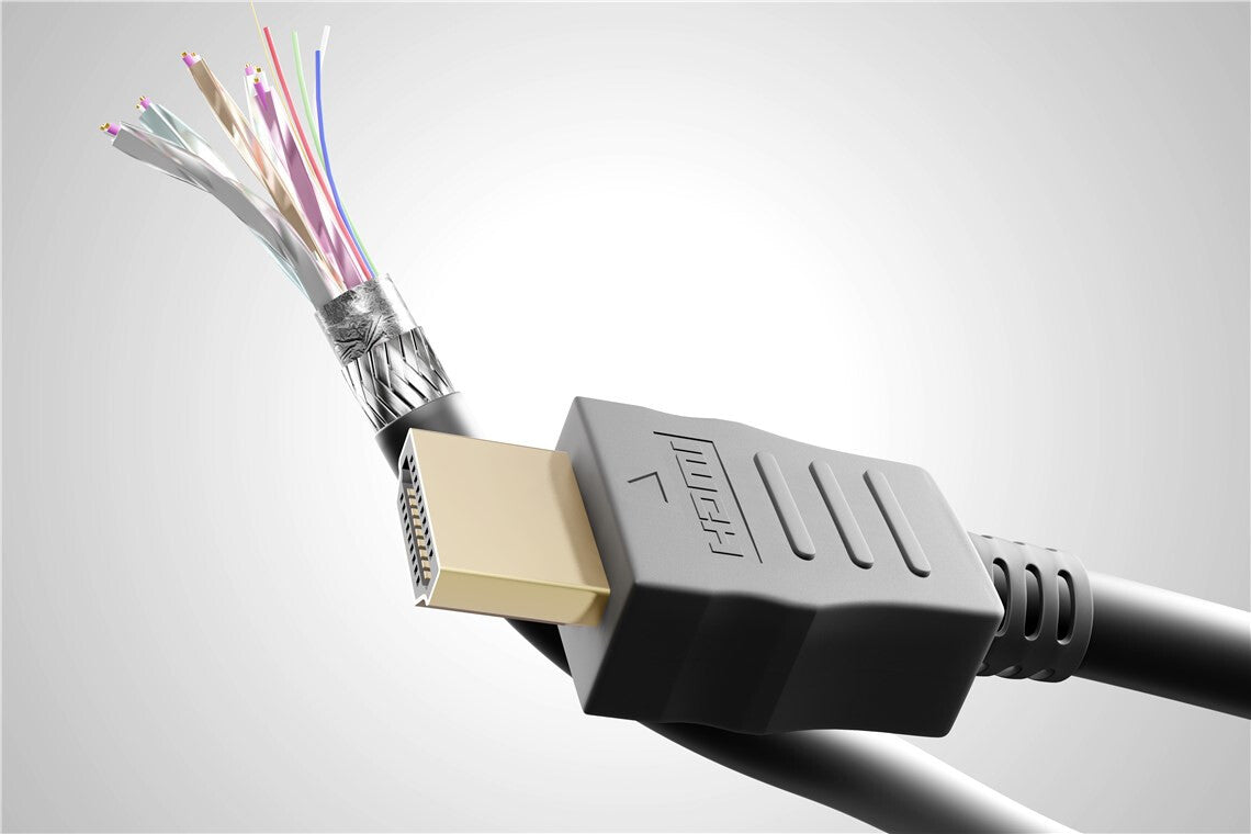 Goobay 61160 HDMI-kabel 3 m HDMI Type A (Standard) Sort