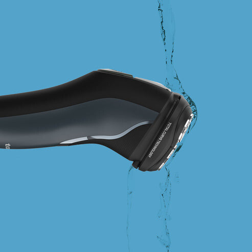 Taurus 3 SIDE WATER SHAVE Rotations shaver Trimmer Sort, Blå