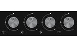 Beko HILW64222S kogeplade Sort Indbygget Gaskomfur 4 zone(s)