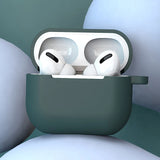 AirPods 3-kasse af silikone med blødt øretelefonomslag + nøgleordslås med hummerklæde