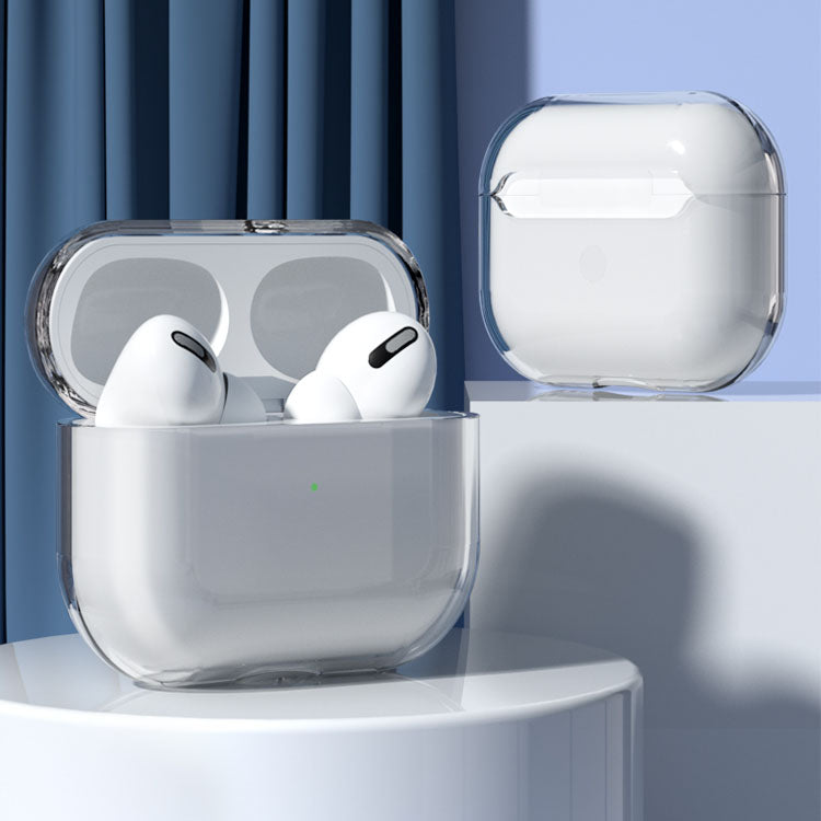Æske til AirPods 3 hårdt og solidt dække til hovedtelefoner gennemsigtigt (æske A)