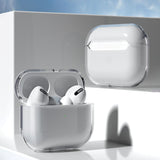 Æske til AirPods 3 hårdt og solidt dække til hovedtelefoner gennemsigtigt (æske A)