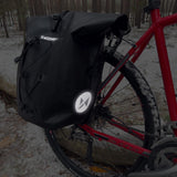 Wozinsky vandtæt cykeltaske bagagerum 25l sort (WBB24BK)